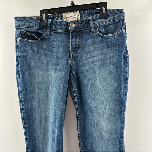 American Rag Vintage Y2K Bootcut Jeans – Low Rise, Medium/Dark Wash, Size 11S - Picture 6 of 10